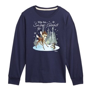 Boys' - Disney - Christmas - Up To Snow Good Long Sleeve Graphic T-Shirt - 1 of 4