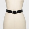 Women's Adjustable Jean Belt with Rounded Design Buckle - Universal Thread™ - image 2 of 2