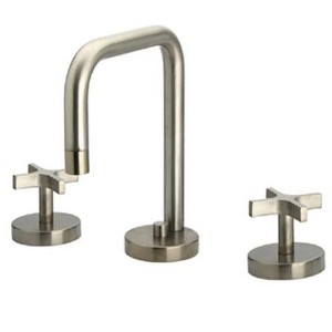 ALFI Metrohaus Lavatory Widespread Faucet with Swivel Spout and Pop-up Waste with Cross Handles - 1 of 1