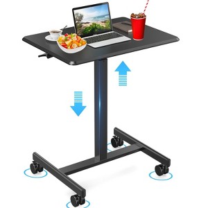 Musment Adjustable Rolling Desk Laptop Computer Cart for Home, Office - 1 of 4