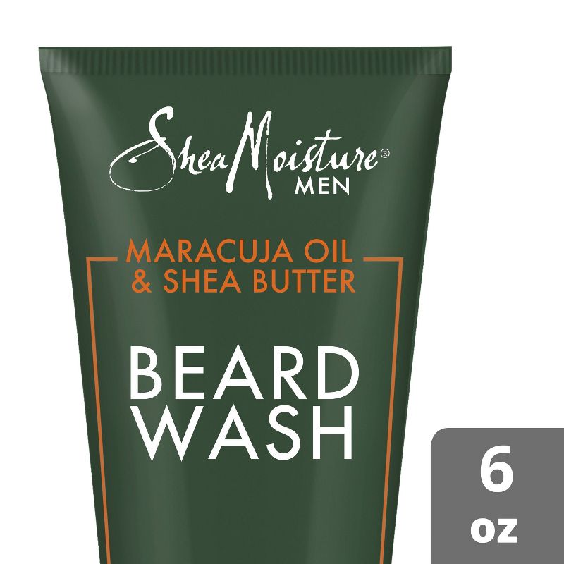 SheaMoisture Men Beard Wash - Maracuja Oil &#38; Shea Butter - 6 fl oz, 1 of 13