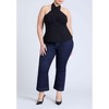 ELOQUII Women's Plus Size Chiffon Wrap Halter Top - 4 of 4