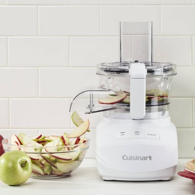 Cuisinart 9 Cups 350W Core Food Processor White FP-9CF: Continuous Feed, Reversible Disc, Dishwasher-Safe Parts