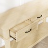 54" Entryway Table, Console Table with 3 Storage Drawers, 3-Tiered Country-Style Wooden Sofa Table, Hallway Tables for Entryway, Living Room - 4 of 4