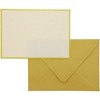 Sustainable Greetings 48 Pack Blank Invitation Cards and Envelopes for Wedding Birthday Baby and Bridal Shower, Gold Foil Border, 4 x 6 inches - 2 of 4
