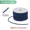 Unique Bargains Soft Polyester Twisted Silk Decorative Craft Cord Trim Cord Rope 22 Yards 1 Pc - 3 of 4