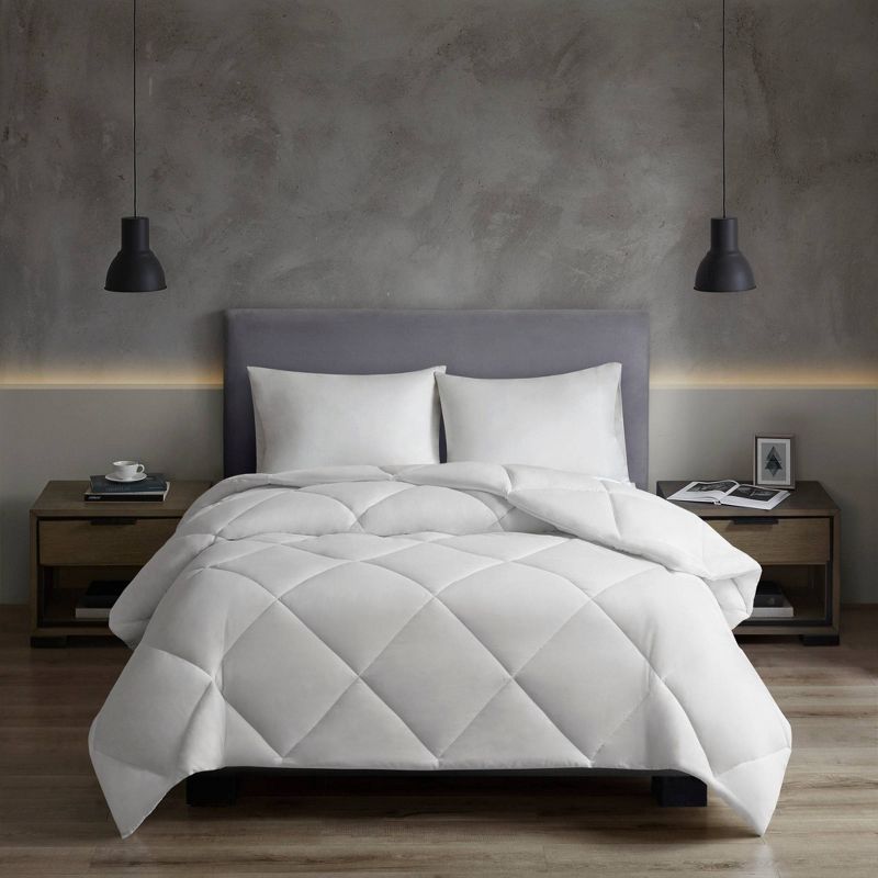 Oversized Down Alternative Comforter with HeiQ Smart Temp Treatment Duvet Comforter Insert, 1 of 10