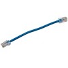 Monoprice Cat5e Ethernet Patch Cable - 0.5 Feet - Blue | Network Internet Cord - RJ45, Stranded, 350Mhz, UTP, Pure Bare Copper Wire, 24AWG - Zeroboot - 2 of 4