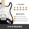 TopComfy Toy Guitars and String Instruments Stylish Pickup Guitar Kit With Accessories Guitar Strap Kids Fun For Kids, Black, 41.34"*18.11"*5.51" - 4 of 4