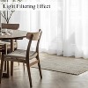 NICETOWN Light Filtering Sheer Curtain Pair - Rod Pocket/Back Tab Sheer Drapes for Bedroom/Living Room, 2 Panels - 3 of 4
