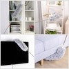 NAYSAYE Cleaning Duster with Extension Pole Bendable Head for Ceiling Fan High Ceiling Blinds Furniture and Cars, Gray, 16.93"*1.46"*2.56" - 2 of 4