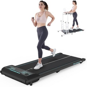 CITYSPORTS Under Desk Treadmill, 550W 110KG Capacity Portable Walking Treadmill for Home Office with Remote LED Display - 1 of 4