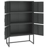 VidaXL Highboard Anthracite 31.5"x13.8"x53.1" Steel - 4 of 4