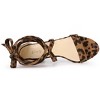 Allegra K Women's Back to College Lace Up Block Heels Sandals - 4 of 4