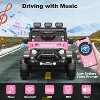 Coucheta 24V Kids Power Wheels Truck, 6-Wheel All-Terrain Ride-On Car with Parent Remote Control, 3 Speeds, Bluetooth Music - 4 of 4