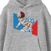 My Hero Academia Todoroki Boy's Heather Gray Sweatshirt - 2 of 3