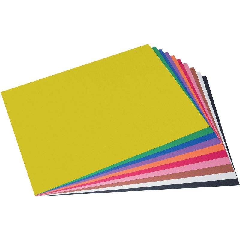 Prang Medium Weight Construction Paper, 24 x 36 Inches, Assorted Colors, 50 Sheets, 4 of 6