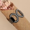 SOHI Women's Dark Silver Embellished Circular Bracelet - 2 of 4