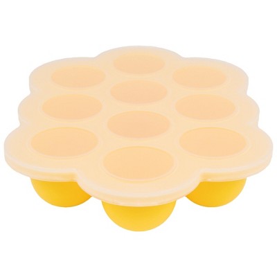 WeeSprout Silicone Freezer Tray w/ Clip on Lid Perfect Food Storage Container for Homemade Baby Food