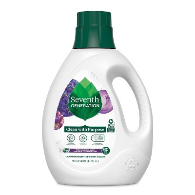 Seventh Generation Liquid Laundry Detergent Soap - Fresh Lavender Scent - 90 fl oz