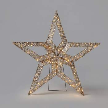 34in LED Dew Drop Garage Decor Star Christmas Novelty Silhouette Lights Warm White - Wondershop™