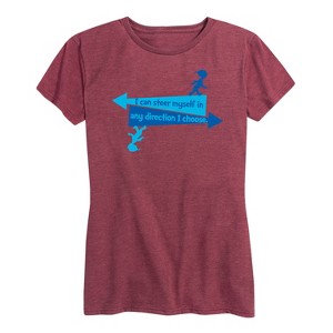 Women's - Dr. Seuss - You Can Steer Yourself Short Sleeve Graphic T-Shirt - 1 of 4