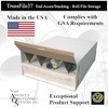 Advanced Organizing Systems - The TrussFile37 Roll Storage Box (2 Pack) - End Access and Exceptional Stacking Strength - 2 of 4