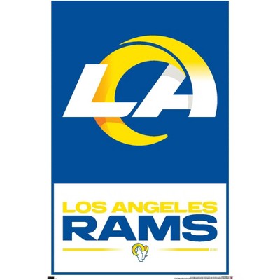Trends International NFL Los Angeles Rams - Logo 21 Unframed Wall Poster Prints