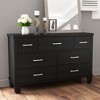 7 Drawer Dresser for Bedroom, 51" Wide Modern Wood Chest with Metal Handles, Storage Organizer for Closet, Living Room, or Entryway - 2 of 4