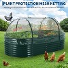 Galvanized Raised Garden Bed Kit w/Cover,Ultimate Raised Beds Extra Deep Metal Planter Beds for Vegetables - 4 of 4