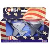 General Dynamics F-16 Fighting Falcon & McDonnell Douglas F/A-18 Super Hornet Aircraft Set of 2 Pcs Diecast Models by Corgi - 4 of 4