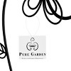 Garden Trellis- For Climbing Plants- Decorative Curving Flower Stem Metal Panel -For Vines, Roses, Vegetable Plants & Flowers by Pure Garden - 2 of 4