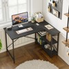 Bestier 47 inch Corner L-Shaped Desk with Storage Shelves Home Office Desk - 4 of 4