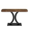 MAYEERTY 40" Console Table, Narrow Entryway Foyer Table with Geometric Base - 4 of 4