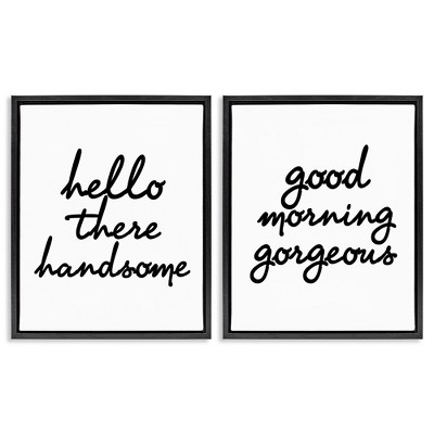 Stupell Industries Handsome & Gorgeous Greetings, 17" x 21"
