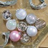 Northlight 3-Finish Glass Ball and Onion Christmas Ornaments - 3.75" (95mm) - Multicolor - 9ct - 2 of 4