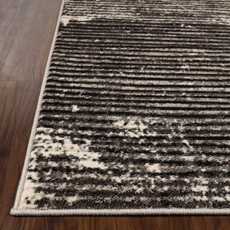 Modern Geometric Shapes Contemporary Indoor Runner or Area Rug by Blue Nile Mills, 3 of 7