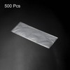 Unique Bargains PE Flat Open Poly Bags for Collectibles Craft Supplies 500 Pcs - 3 of 3