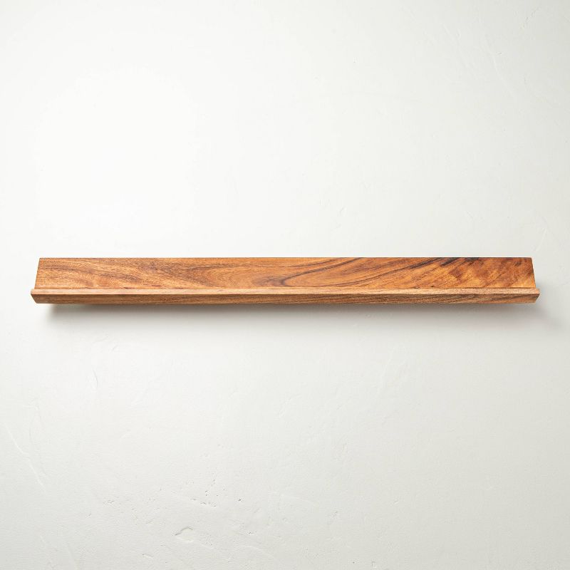 Wood Mantel Shelf Brown - Hearth & Hand™ with Magnolia, 1 of 4