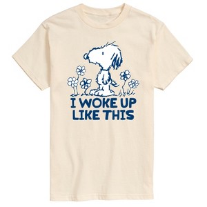 Men's - Peanuts - Andy I Woke Up Like This Short Sleeve Graphic T-Shirt - 1 of 4
