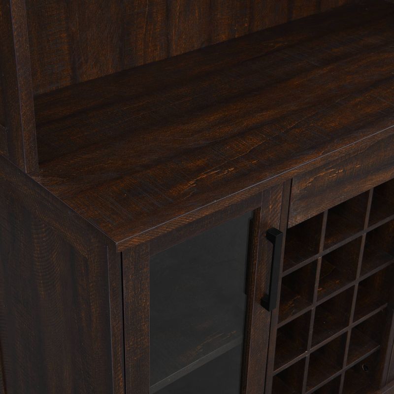 Wine Bar Cabinet with Glass Doors - Home Source, 5 of 9