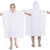Kids Unisex Cotton Terry Medium Weight Hooded Bath Towel by Blue Nile Mills - 2 of 4