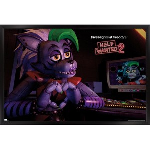 Trends International Five Nights at Freddy's: Help Wanted 2 - Roxanne Wolf Framed Wall Poster Prints - 1 of 4