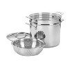 Chef's Classic™ Stainless 12 Quart Chef's Classic™ Stainless Pasta/Steamer  4 Piece Set 