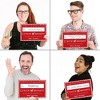 Big Dot of Happiness Santa's Naughty List Mug Shots - Christmas Party Photo Booth Props Party Mugshot Signs - 20 Count - 3 of 4