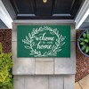 Stupell Industries Farmhouse Welcome on Green Printed Outdoor Door Mat, design by Amanda McGee, 18"x30" - 3 of 4