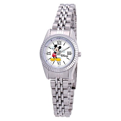 Women's Disney Mickey Mouse Status Watch - Silver