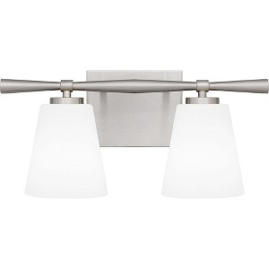 Quoizel Lighting Brindley 2 - Light Vanity in  Brushed Nickel - 1 of 4