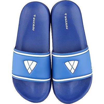 Vizari Men's Ss' Soccer Slide Sandals For Adults And Teens (blue, 11 ...