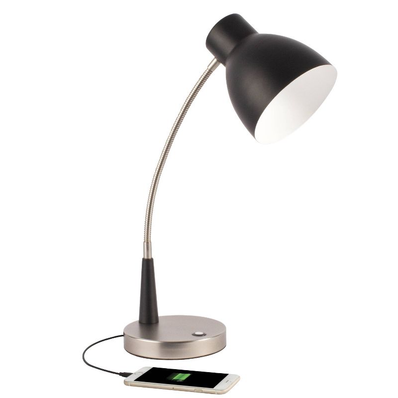 Wellness Series Adjust Desk Lamp Black (Includes LED Light Bulb) - OttLite, 1 of 6